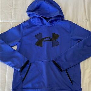 Under Armour Blue Cold Gear Fleece Hoodie